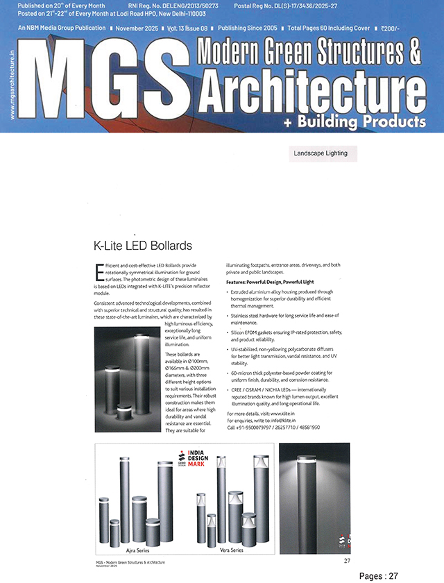 MGS Modern Green Structures & Architecture - 2025