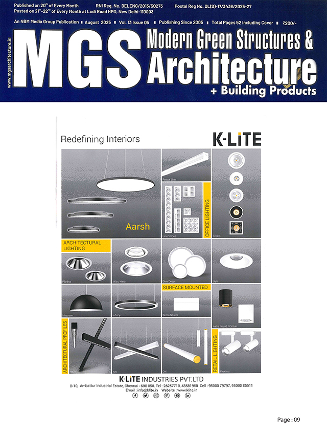 Modern Green Structures & Architecture - August- 2025